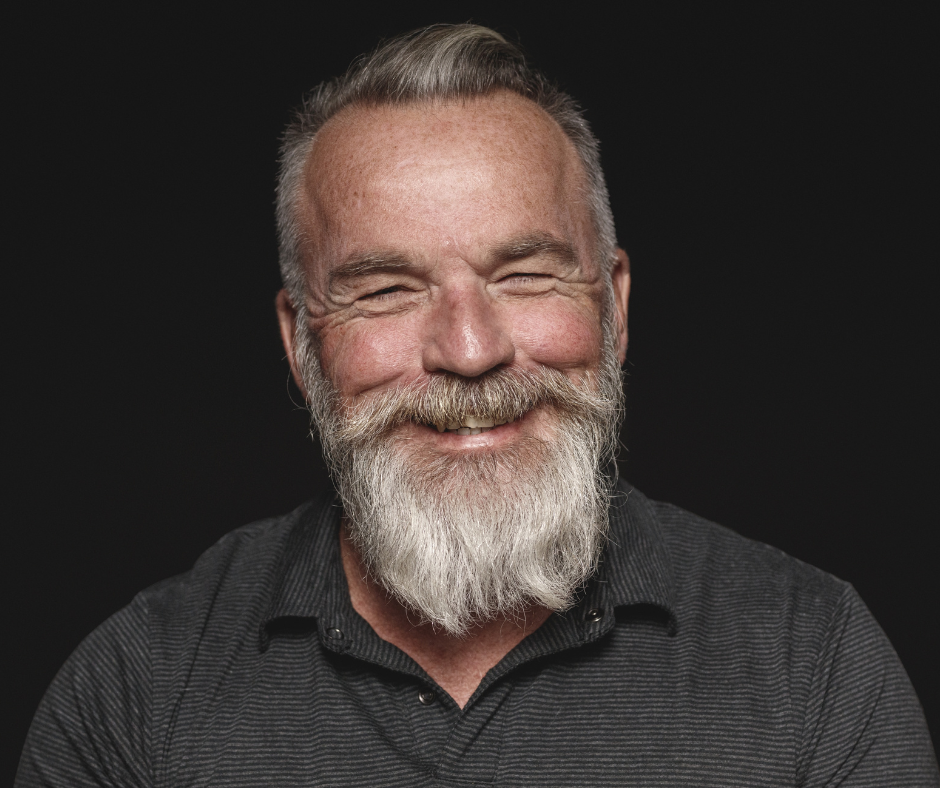 Barbe blanche homme