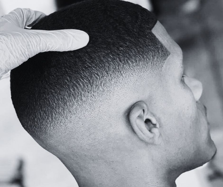 Coiffure homme noir