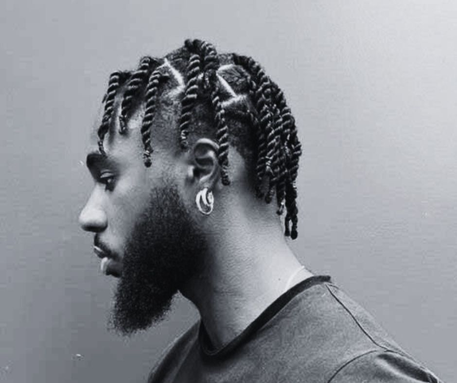 Coiffure homme noir