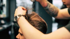 poudre texture cheveux