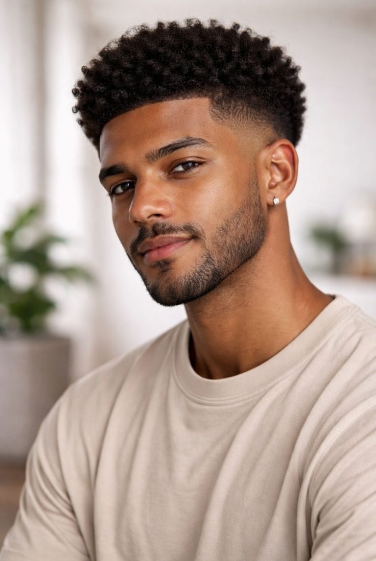 Le dégradé afro afro fade