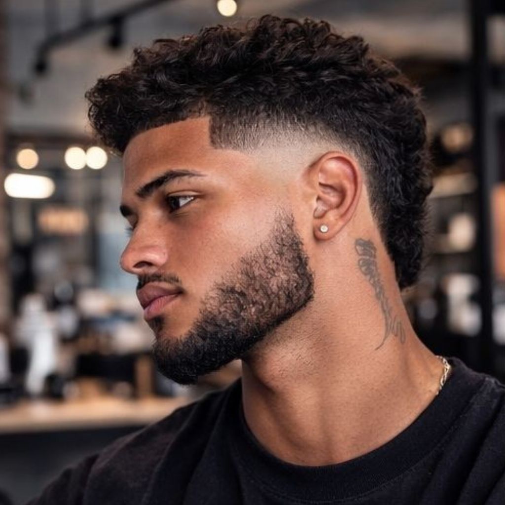 coiffure homme mullet